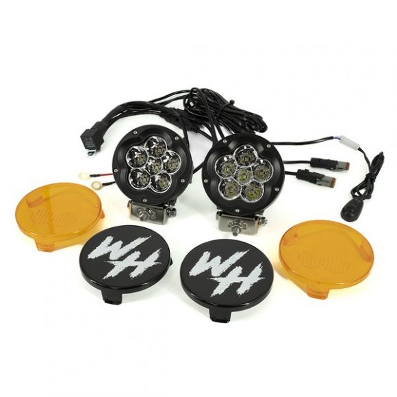 WH Revolution 5-inch LED Auxiliary Lights | Dual Off-Road Lights Kit + Covers Questions & Answers