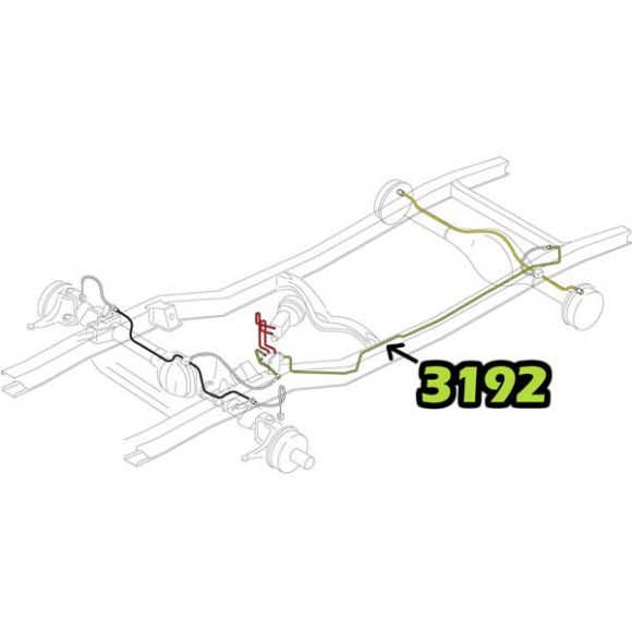 Stainless Brake Hard Line | Front to Rear on Frame | 66-77 Ford Bronco Questions & Answers