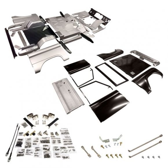 Does the super mega kit come with door handles, latches , and or window regulators ?