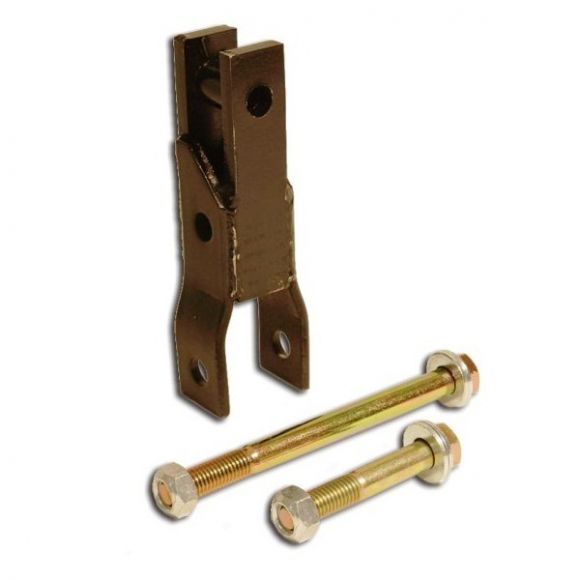 How long is the bolt going through the drop bracket? I have a 6in bolt and it is too short for the drop bracket that i bought!