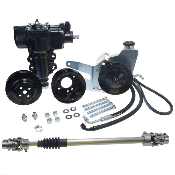 Master Power Steering Conversion Kit w/Pulleys, 66-77 Ford Bronco Questions & Answers