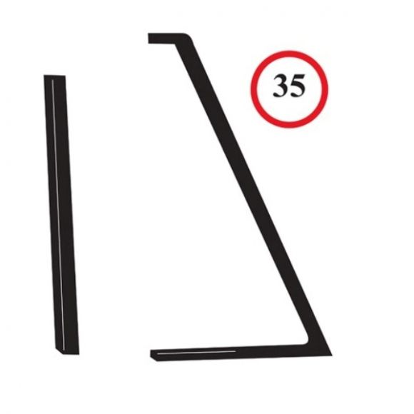 Is this the complete seal for the window or do I need to order the rear upright as well?