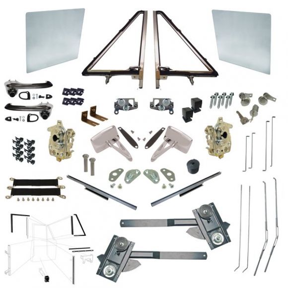 Master Door Parts Kit - No Door Shells | Driver & Passenger | 68-77 Ford Bronco Questions & Answers