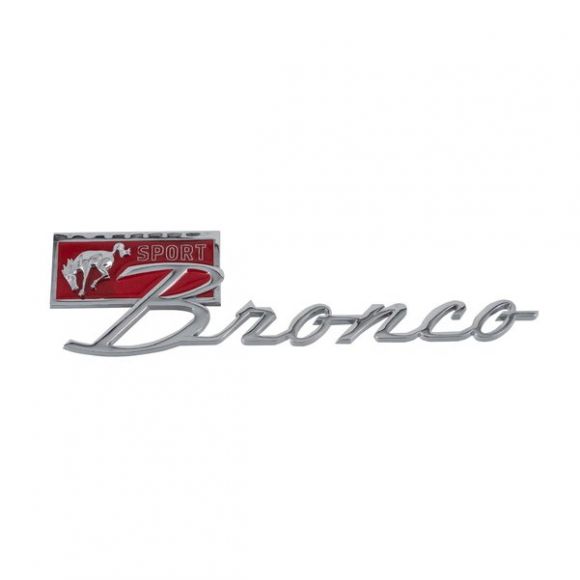 If I have the regular Bronco script alone on a 68� will this fit with the existing holes I have or do I need to punch more through where the sport emblem is. Thanks.