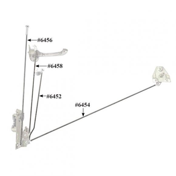 Door Latch Rod | LH Driver | Key/Latch | 1966 Ford Bronco Questions & Answers