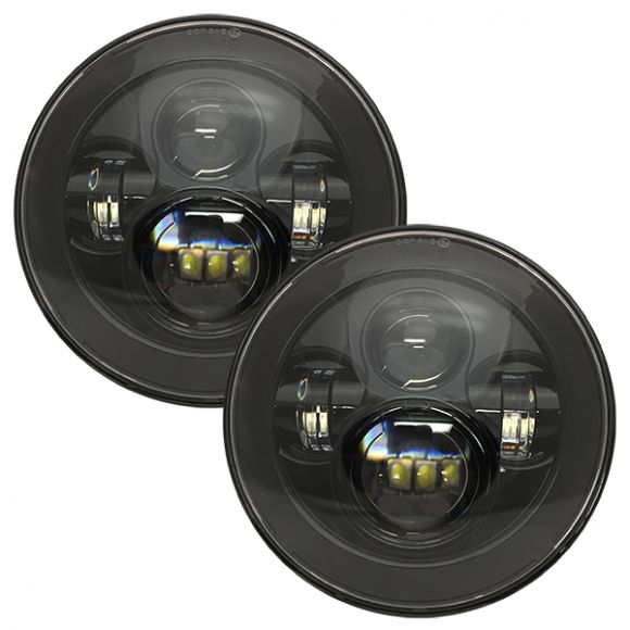 Revolution LED Headlights | Black, 7" Round | 66-78 Bronco, 48-78 Ford Truck Questions & Answers