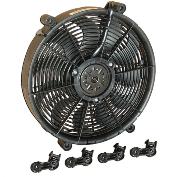High Output 17-inch Electric Radiator Fan | Push or Pull | 2400 cfm Questions & Answers