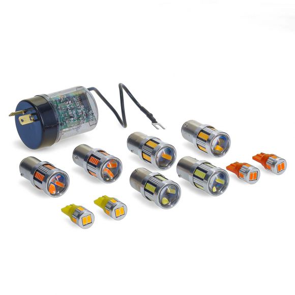 I am looking to put this kit as weel as new LED headlights on my 68 bronco. It has all original wiring, do I need to replace with new wiring for the LED exterior kit and headlights?<br>Thanks.