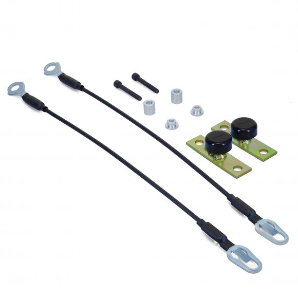 Tailgate Silencer Kit | Pivot Hinges + Cables | 66-77 Bronco, 64-72 Ford Truck Questions & Answers