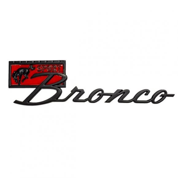 Asking about the finish on your Bronco Sport Fender Badge.   Is it Black Chrome or Black Satin?   I am looking for a pair of Black Satin and can not tell from your description.   Thanks!  BLACK FINISH 67-77 BRONCO SPORT SCRIPT<br>Item #: 9313