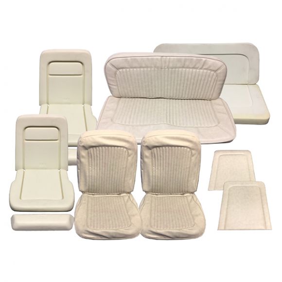 Parchment Seat Upholstery Set+ Foam | Front & Rear | 68-77 Ford Bronco Questions & Answers