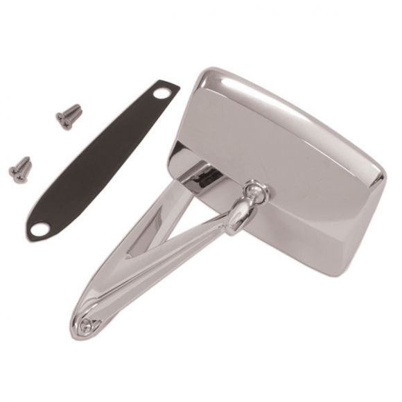 Door Side Mirror | OE-Type Chrome | 68-79 Bronco, 67-79 Ford Truck Questions & Answers