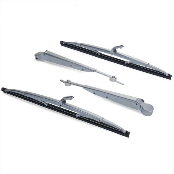 Silver Windshield Wiper Arms & Blades | Flip Forward | 66-77 Ford Bronco Questions & Answers