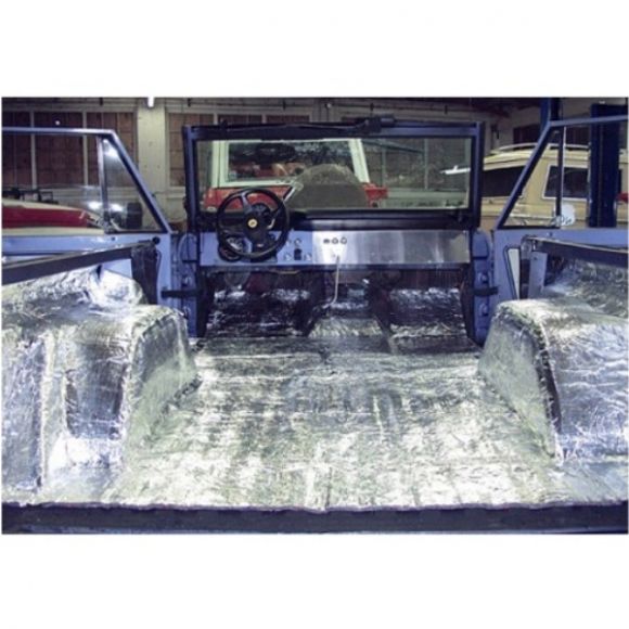 Will the insulation kit fit under the rubber mat kit?