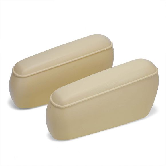 How are these armrests attached to the rear seat frame?  I have 2 smaller custom armrests that are held to the frame with 2 bolts each.