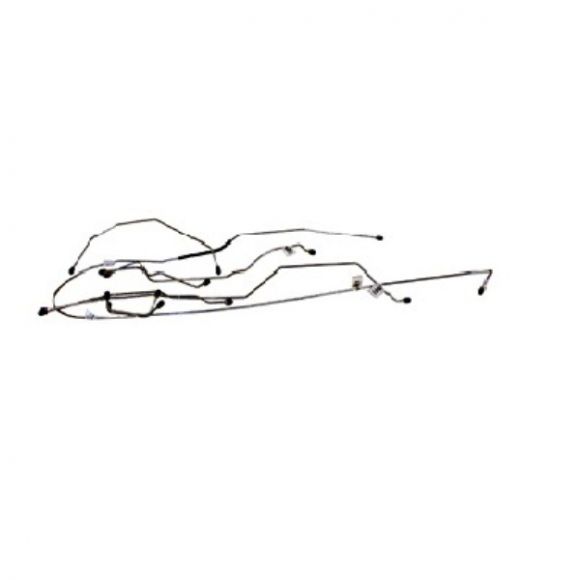 Which lines exactly are the ones that come in this kit? Front and rear axle hard lines and the frame rail hard lines seem to be the ones in the  picture, how about the ones that go from the proportioning valve up to the master cylinder. Are they included here as well?