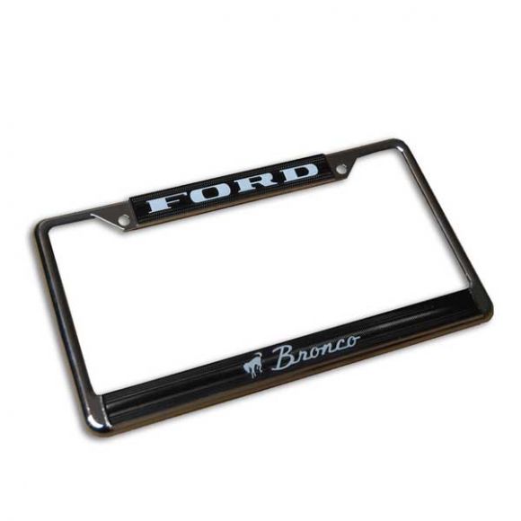 Ford Bronco Script License Plate Surround Frame Questions & Answers
