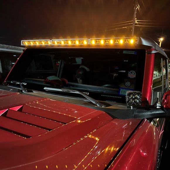 Oracle Integrated Windshield Roof LED Light Bar System, 21-25 Ford Bronco Questions & Answers