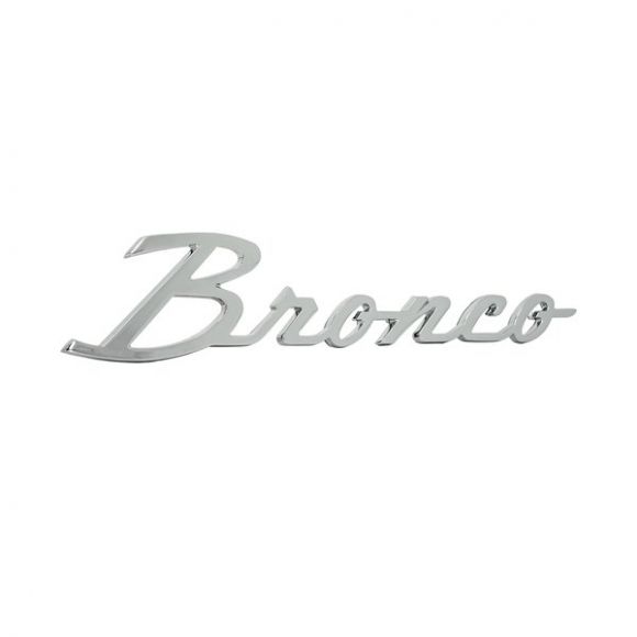 Bronco Script Fender Emblem with Clips, 66-77 Ford Bronco Questions & Answers