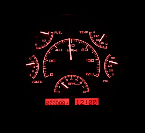 Dakota Digital VHX Dash | Black Alloy & Red | 66-77 Bronco, 61-66 Ford Truck Questions & Answers