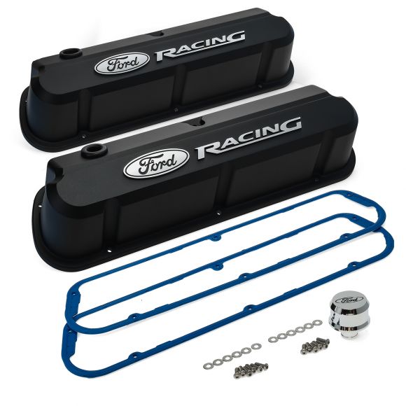 Black Ford Racing Valve Covers | Slant Edge, Cast Aluminum | SBF 289 302 351W Questions & Answers