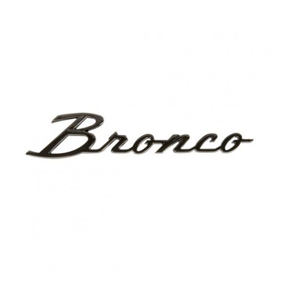 Bronco Script Fender Emblem + Clips | Black Chrome | 66-77 Ford Bronco Questions & Answers