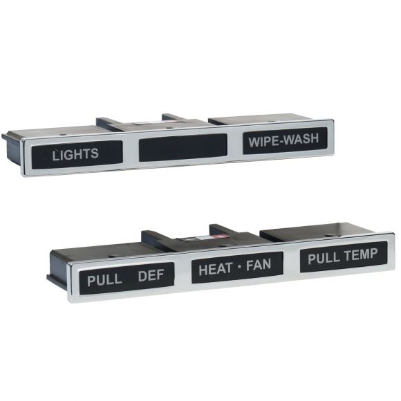 Will these pieces come apart easily so I can customize the labels inside?  I'm doing a custom build and will a spot for Rock Lite,  Winch, Air Comp.