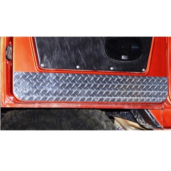 Diamond Plate Lower Door Panel Set, 66-77 Ford Bronco Questions & Answers