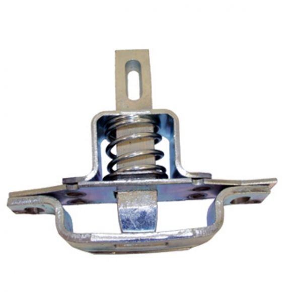 Any clearance issues with the front edge of the mounting surface when used in conjunction with your trackbar riser bracket? Mine is a 74. How much can they compress?