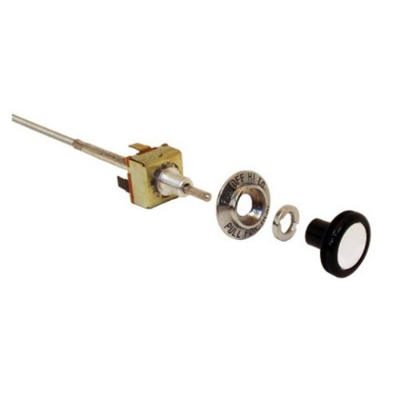 Heater Switch Cable + Bezel, Nut & Knob | 68-77 Ford Bronco Questions & Answers