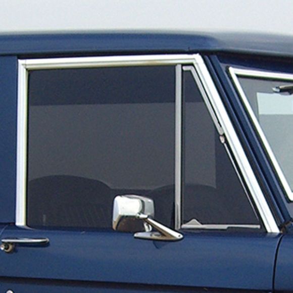 Does this chrome window trim snap over existing frame or is this a new chrome frame?