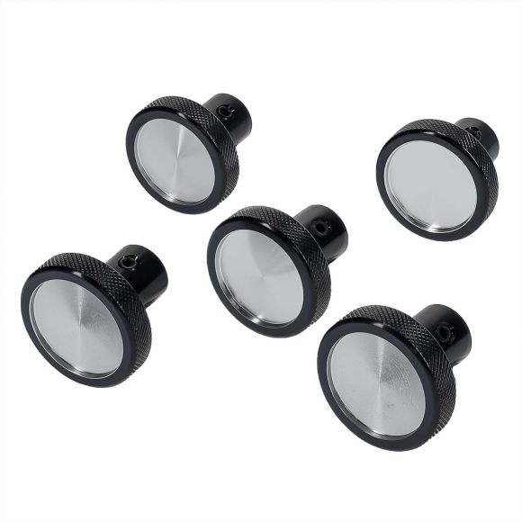 Billet Dash Knobs | OE-Look, Black w/Silver, Set of 5 | 66-77 Bronco, 68-72 Ford Truck Questions & Answers