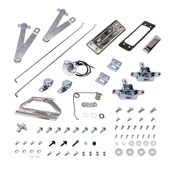 Are the exterior facing parts of this stainless steel and everything else galvanized?