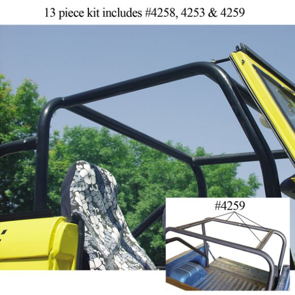 San Felipe Full Family Roll Bar Kit | Bare Steel | 66-77 Ford Bronco Questions & Answers