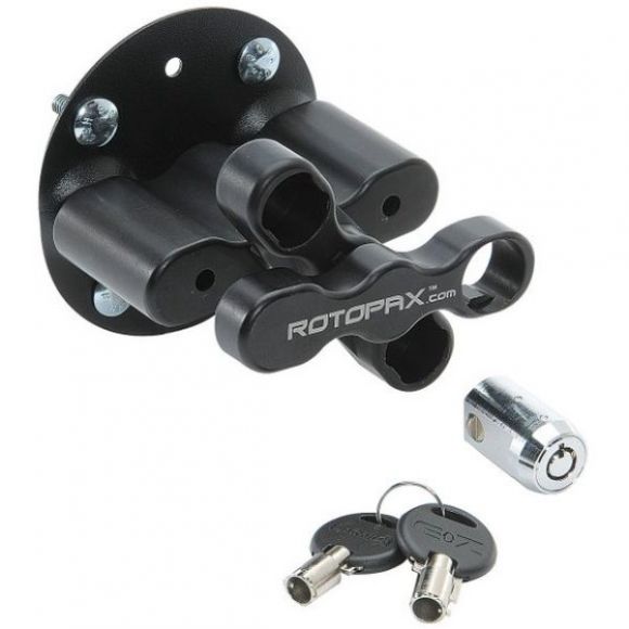 Does this lock/mount hold (2) of the 2 gallon pax?