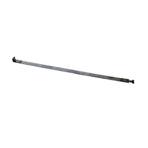 Can you give me the length of the long and short (inner and outer) tank straps for the side tank.