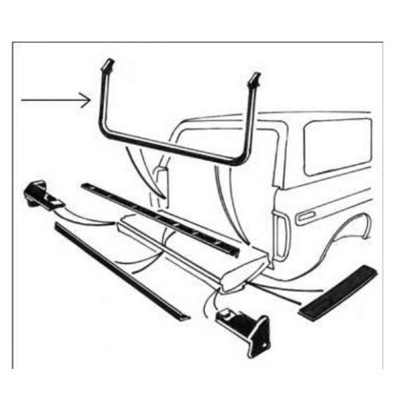 Tailgate Lower & Sides Seal | OE-Type, One-piece | 78-96 Ford Bronco Questions & Answers