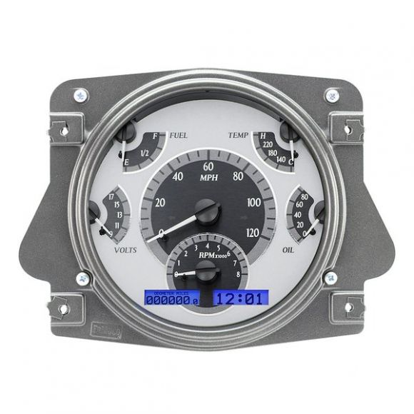 Dakota Digital VHX Dash | Silver Alloy & Blue | 66-77 Bronco, 61-66 Ford Truck Questions & Answers