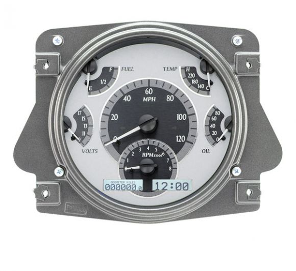 Dakota Digital VHX Dash | Silver Alloy & White | 66-77 Bronco, 61-66 Ford Truck Questions & Answers