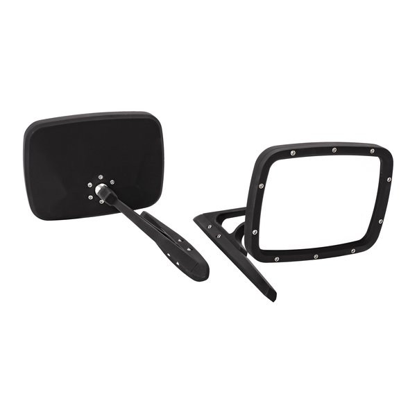 Billet Rides Door Mirrors, Flat Black Finish, Pair, 68-77 Bronco Questions & Answers